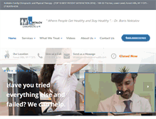Tablet Screenshot of nektalovhealth.com
